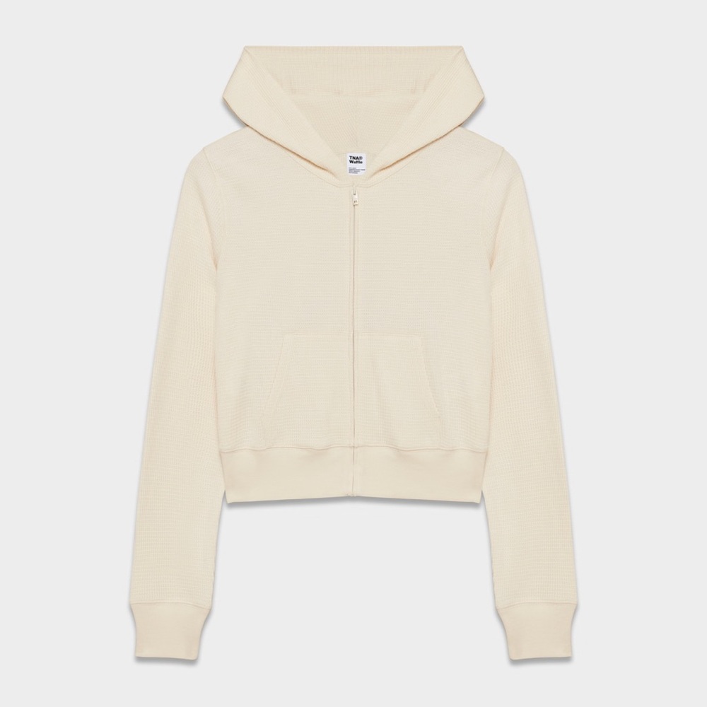 TNA Waffle Zip Up Aritzia